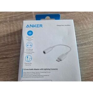 ANKER 3.5mm Audio Adapter with Lightning Connector for iPhone iPod iPad